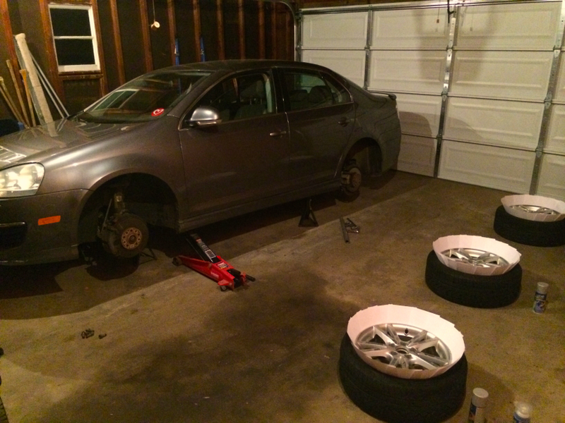 Illustration for article titled Plasti Dip Wheel Refinishing | Before & After (pics)